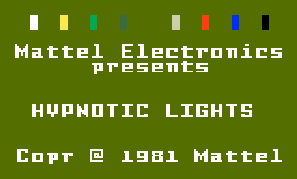 Game Hypnotic Lights (Intellivision - intv)