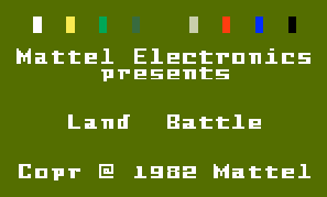 Game Land Battle (Intellivision - intv)