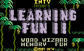 Game Learning Fun II - Word Wizard Memory Fun (Intellivision - intv)