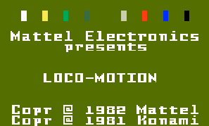 Game Loco-Motion (Intellivision - intv)