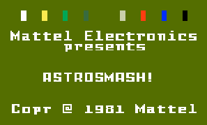 Game Astrosmash (Intellivision - intv)