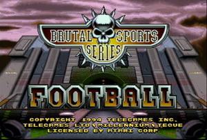 Game Brutal Sports Football (Atari Jaguar - jag)