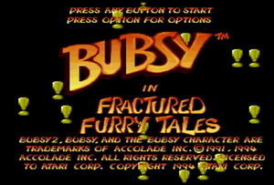 Game Bubsy: Fractured Furry Tails (Atari Jaguar - jag)