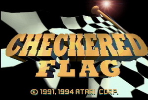 Game Checkered Flag (Atari Jaguar - jag)