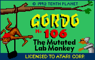 Game Gordo 106 - The Mutated Lab Monkey (Atari Lynx - lynx)