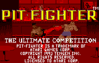 Game Pit Fighter - The Ultimate Competition (Atari Lynx - lynx)