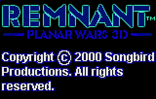 Game Remnant Planar Wars 3D (Atari Lynx - lynx)