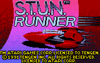 Game S.T.U.N. Runner (Atari Lynx - lynx)