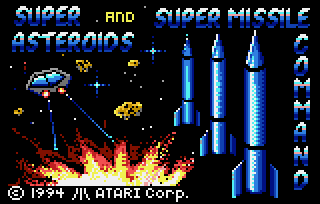 Обложка игры Super Asteroids & Missile Command