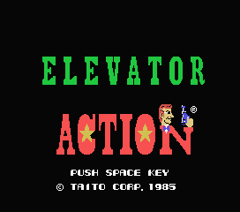 Game Elevator Action (Machines with Software eXchangeability - msx1)