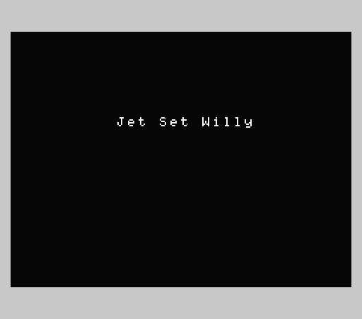 Game Jet Set Willy (Machines with Software eXchangeability - msx1)