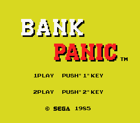 Game Bank Panic (Machines with Software eXchangeability - msx1)