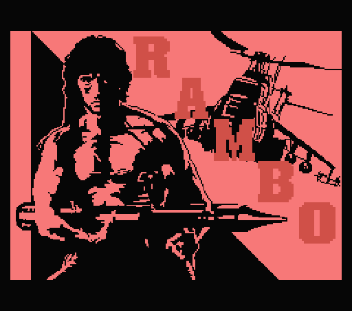 Game Rambo (Machines with Software eXchangeability - msx1)
