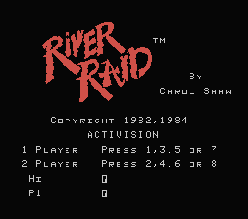 Game River Raid (Machines with Software eXchangeability - msx1)