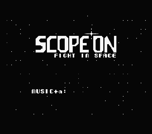 Game Scope On (Machines with Software eXchangeability - msx1)