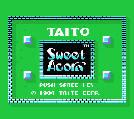 Game Sweet Acorn (Machines with Software eXchangeability - msx1)