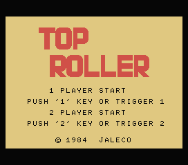 Game Top Roller (Machines with Software eXchangeability - msx1)