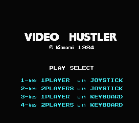 Game Video Hustler (Machines with Software eXchangeability - msx1)