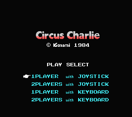 Game Circus Charlie (Machines with Software eXchangeability - msx1)