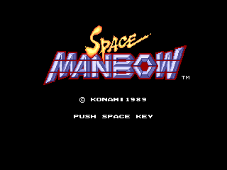 Game Space Manbow (Machines with Software eXchangeability 2 - msx2)