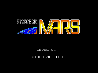 Game Strategic Mars (Machines with Software eXchangeability 2 - msx2)