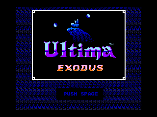 Game Ultima Exodus (Machines with Software eXchangeability 2 - msx2)