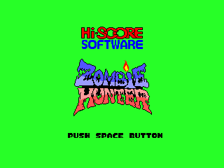 Game Zombie Hunter (Machines with Software eXchangeability 2 - msx2)