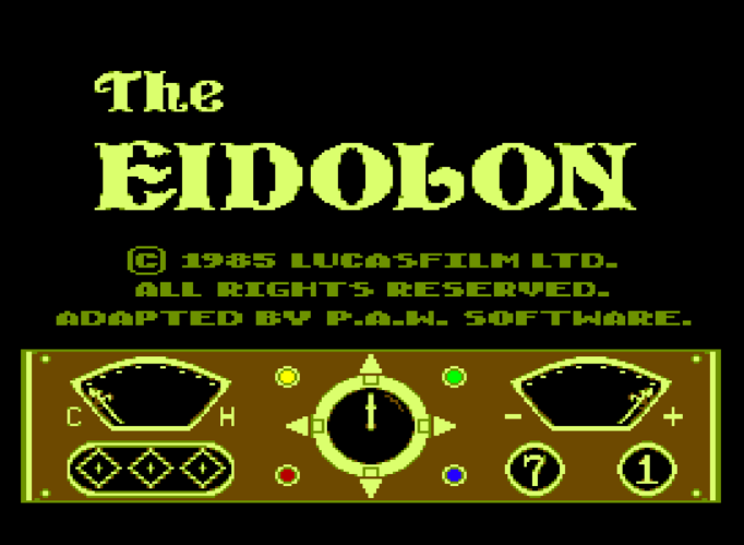 Game Eidolon (Machines with Software eXchangeability 2 - msx2)