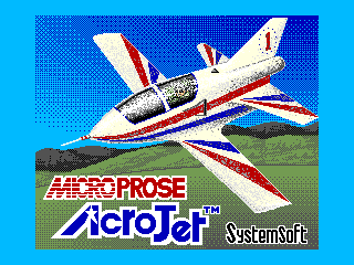 Game Acrojet (Machines with Software eXchangeability 2 - msx2)