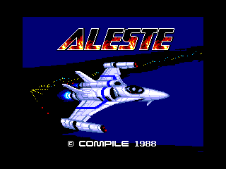 Game Aleste (Machines with Software eXchangeability 2 - msx2)