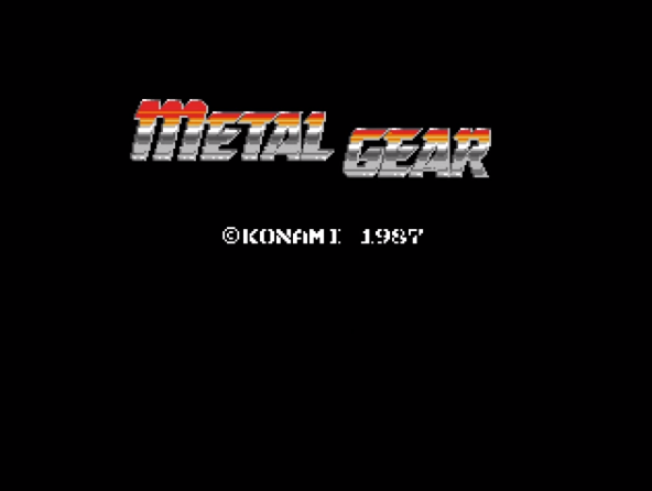 Game Metal Gear 1 (Machines with Software eXchangeability 2 - msx2)
