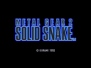 Обложка игры Metal Gear 2 - Solid Snake