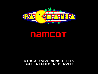 Game Pac-Mania (Machines with Software eXchangeability 2 - msx2)