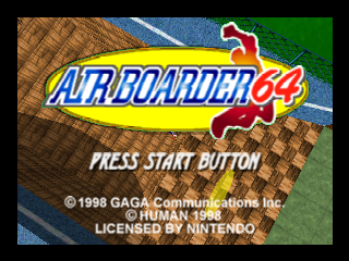 Game Airboarder 64 (Nintendo 64  - n64)