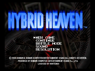 Game Hybrid Heaven (Nintendo 64  - n64)