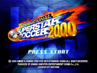 Game International Superstar Soccer 2000 (Nintendo 64  - n64)