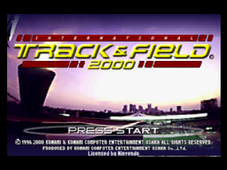 Game International Track &Field 2000 (Nintendo 64  - n64)