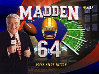Game Madden Football 64 (Nintendo 64  - n64)