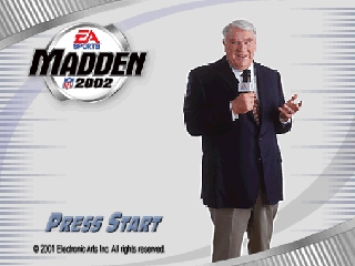 Game Madden NFL 2002 (Nintendo 64  - n64)