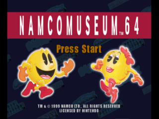 Game Namco Museum 64 (Nintendo 64  - n64)