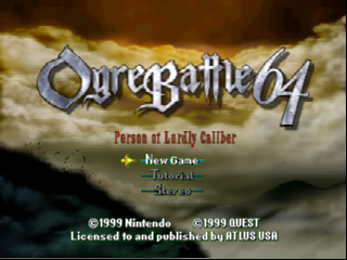 Game Ogre Battle 64 - Person of Lordly Caliber (Nintendo 64  - n64)