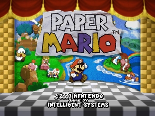 Game Paper Mario (Nintendo 64  - n64)