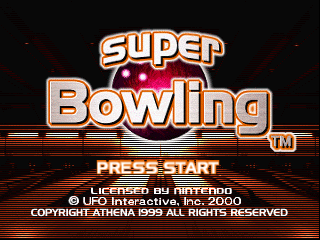 Game Super Bowling 64 (Nintendo 64  - n64)