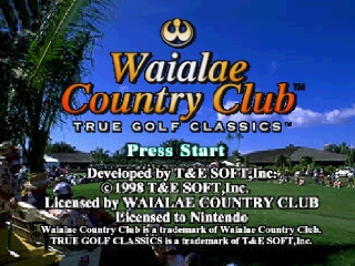Game Waialae Country Club - True Golf Classics (Nintendo 64  - n64)