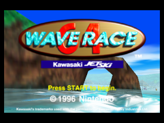 Game Wave Race 64 (Nintendo 64  - n64)