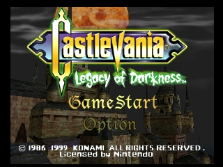 Обложка игры Castlevania - Legacy of Darkness