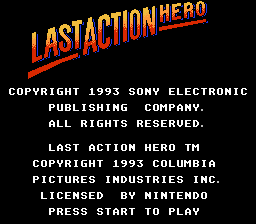 Обложка игры Last Action Hero