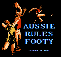 Game Aussie Rules Footy (Dendy - nes)