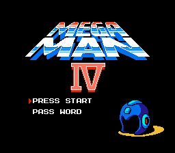 Обложка игры Megaman IV