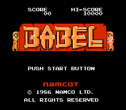 Game Babel no Tou (Dendy - nes)